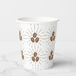 Koffieboon Party Cups Papieren Bekers