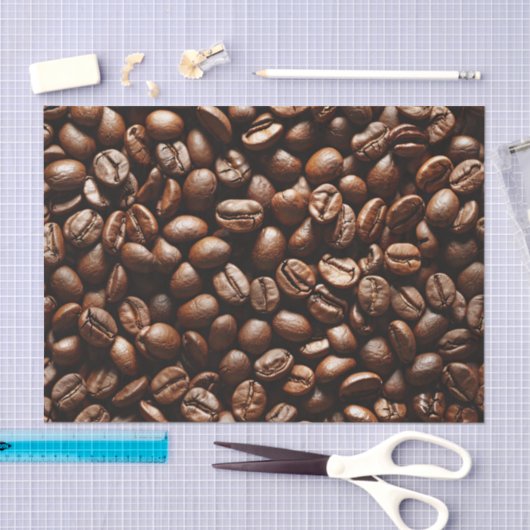Koffieboon patroon Decoupage Tissuepapier (Craft)