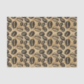  koffieboon Pattern Wallpaper Decoupage Tissuepapier (Voorkant)