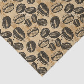 koffieboon Pattern Wallpaper Decoupage Tissuepapier (Detail)