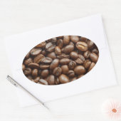 Koffieboon sticker (Envelop)