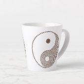 Koffieboon Yin/Yang Latte Mok (Rechterhoek)