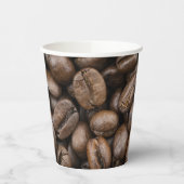 Koffieboonpatroon papieren bekers (Links)