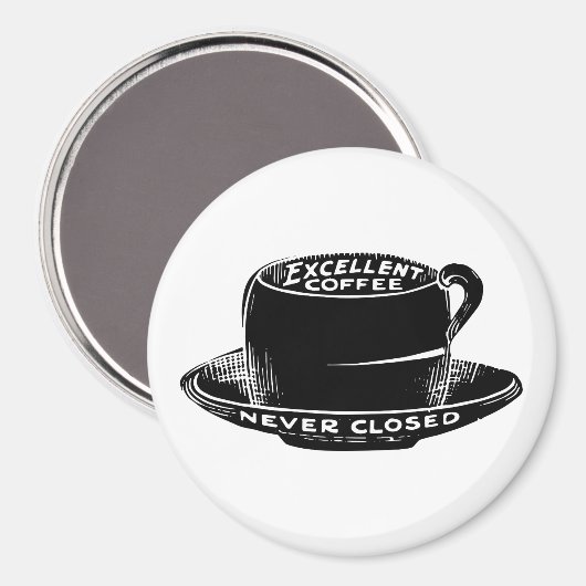  koffiebord magnet (Voorkant / Achterkant)