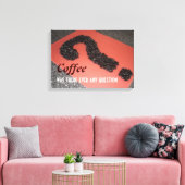 Koffiebord met koffiebonen canvas afdruk (Insitu (Woonkamer))