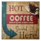 koffiebord tegeltje (Voorkant)