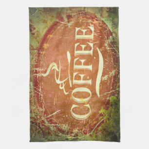 Koffiebord Theedoek