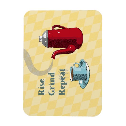 Koffiebord voor Middeleeeuw Magneet (Verticaal)