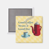 Koffiebord voor Mideeuw Magneet (Voorkant / Achterkant)