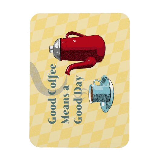 Koffiebord voor Mideeuw Magneet (Verticaal)