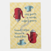 Koffiebord voor Mideeuw Theedoek (Verticaal)