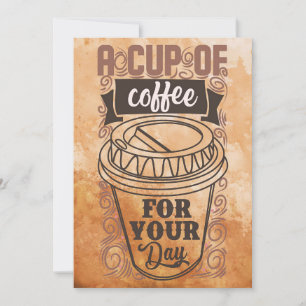 Koffieborrel: Koffiebeker Kaart