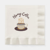 Koffiebrandebekertje Servet (Voorkant)