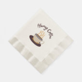 Koffiebrandebekertje Servet (Hoek)