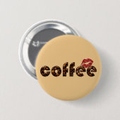 koffiebrander ronde button 5,7 cm (Voorkant /achterkant)