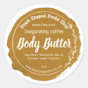 koffiebranderlabel handleiding ronde sticker