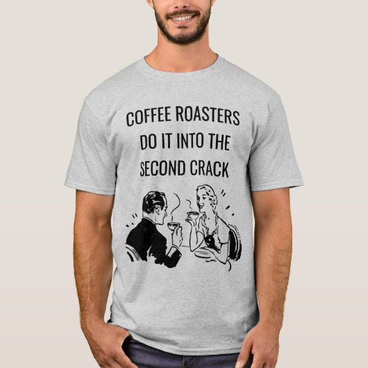 Koffiebranders Innuendo Pun T-shirt (Voorkant)