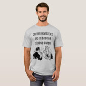 Koffiebranders Innuendo Pun T-shirt (Voorkant volledig)