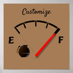 Koffiebrandstof met volledige Thunder_Cove Poster