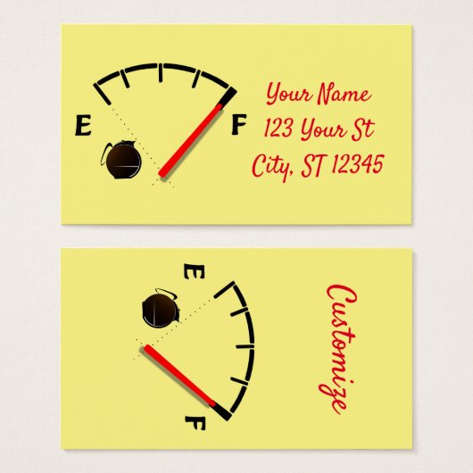 Koffiebrandstof met volledige Thunder_Cove Visitekaartje (Voorkant /achterkant)