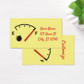 Koffiebrandstof met volledige Thunder_Cove Visitekaartje (Bureau)