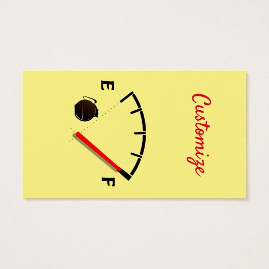 Koffiebrandstof met volledige Thunder_Cove Visitekaartje (Achterkant)