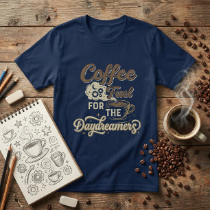 Koffiebrandstof voor de Droomers: Grappige Koffiel T-shirt
