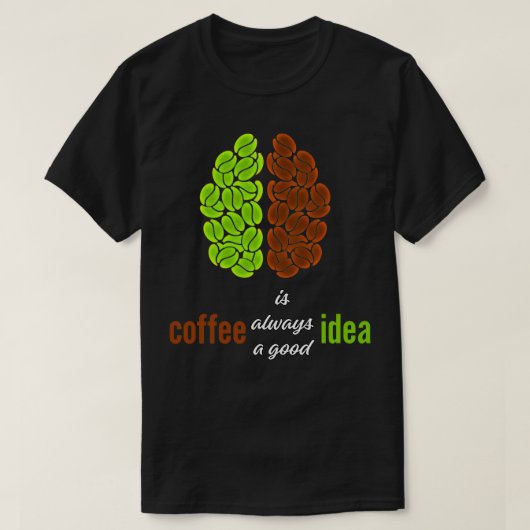 koffiebrein blij hersen bipolaire psychiatrie t-shirt (Design voorkant)