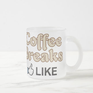 Koffiebrekers-achtige Mok van gekookt glas