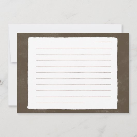 Koffiebriefkaart Notitiekaartje (Achterkant)