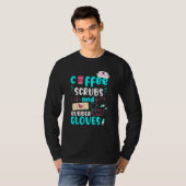 Koffiebrokjes Rubber handschoenen Rn geregistreerd T-shirt (Voorkant volledig)