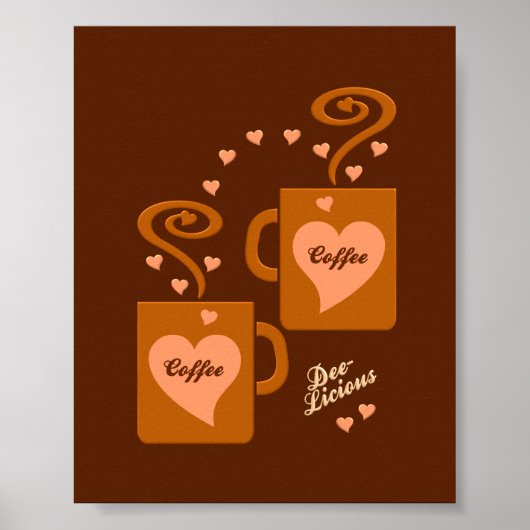 Koffiebroodjes poster, aanpassen poster (Voorkant)