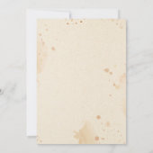 Koffiebrunch-uitnodiging Kaart (Achterkant)