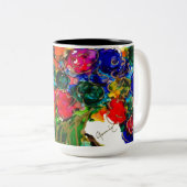 Koffiebubbels van de Mok van de liefde (Voorkant rechts)