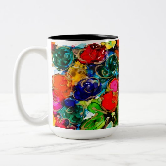 Koffiebubbels van de Mok van de liefde (Links)