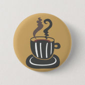 KoffieButton Ronde Button 5,7 Cm (Voorkant)