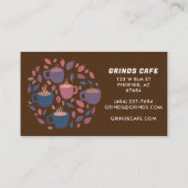 KOFFIECAFE Schattigee Logo Klantenservice Kaart 10 Klantenkaartje (Achterkant)