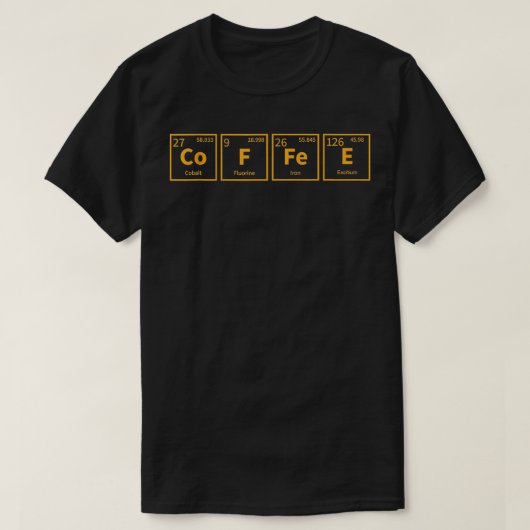 Koffiechemie T-shirt (Design voorkant)