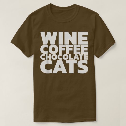 Koffiechocolade van wijn258 t-shirt (Design voorkant)
