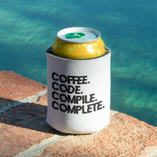 Koffiecode Compile Complete Grappige Programmeur G Blikjeskoeler
