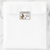 Koffiecomfort Ronde Sticker (Tas)
