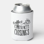 Koffiecontracten Sluiting onroerend-goedagent Blikjeskoeler (Blikje Voorkant)