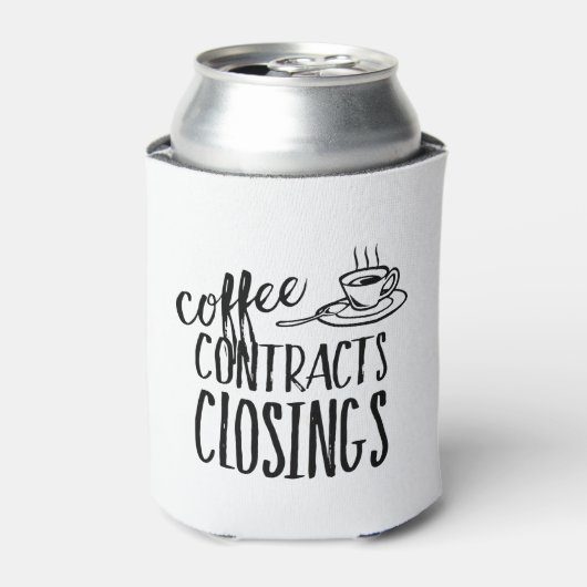 Koffiecontracten Sluiting onroerend-goedagent Blikjeskoeler (Blikje Voorkant)