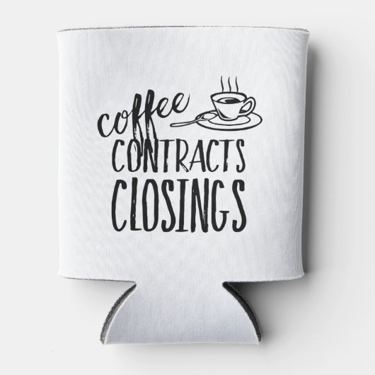 Koffiecontracten Sluiting onroerend-goedagent Blikjeskoeler (Voorkant)