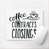 Koffiecontracten Sluiting onroerend-goedagent Muismat (Met muis)