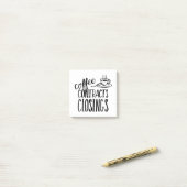 Koffiecontracten Sluiting onroerend-goedagent Post-it® Notes (Op bureau)