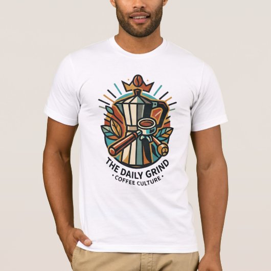 koffiecultuur t-shirt (Voorkant)