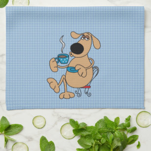 Koffiedag Dog Kitchen Towel Theedoek