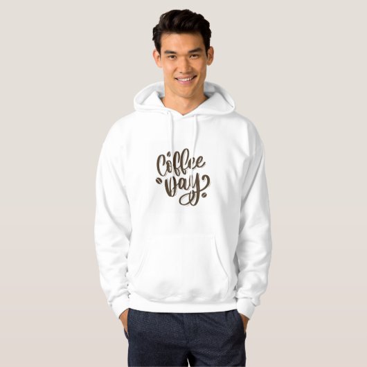 Koffiedag hoodie (Voorkant volledig)