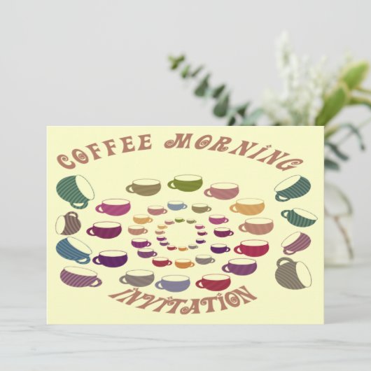 Koffiedagochtend Kaart (Staand voorkant)